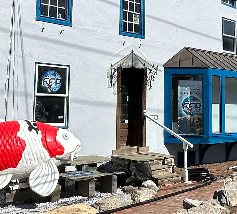 The Fitz’s Fish Ponds Retail Store and Pond Supply in New Hope, PA